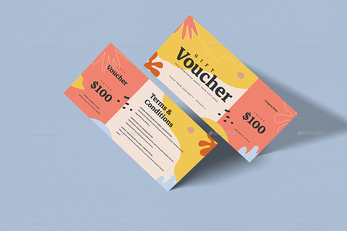 Organic Fashion Gift Voucher, Print Templates GraphicRiver